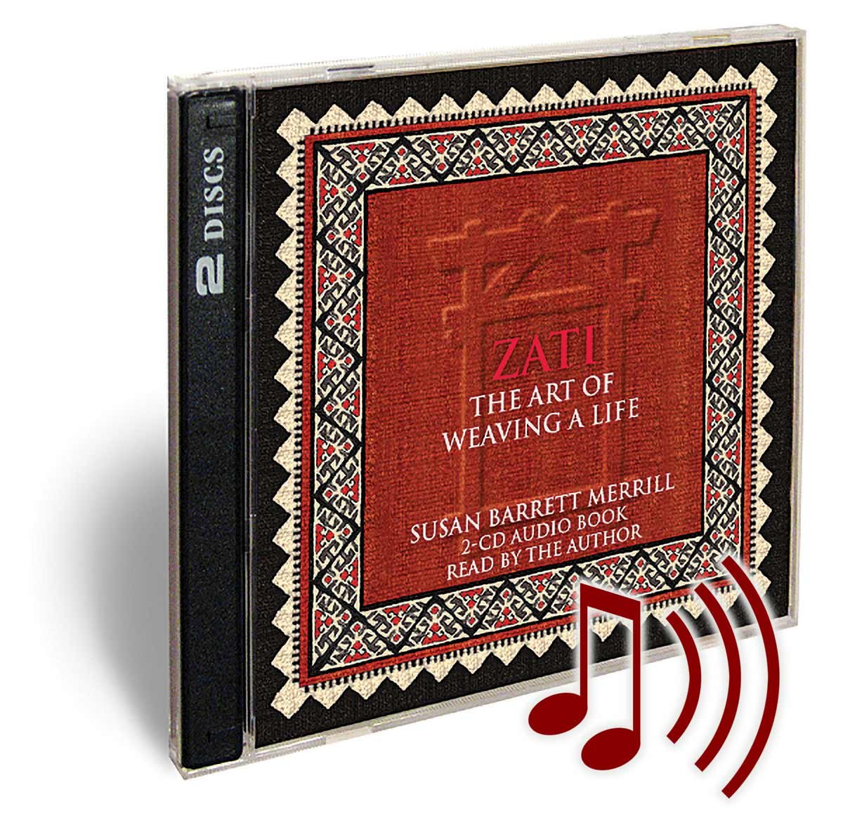 book cover with audio icon